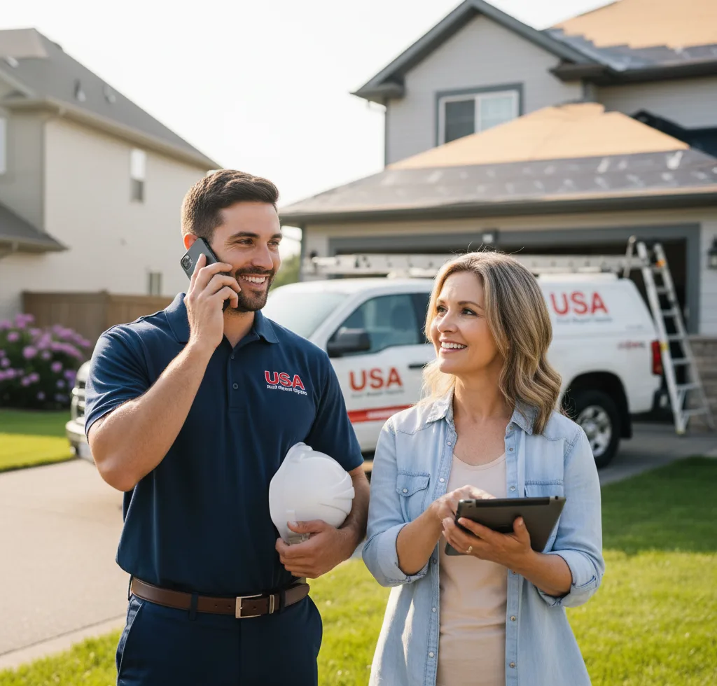 USA Roof Repair Experts customer support in Inglis